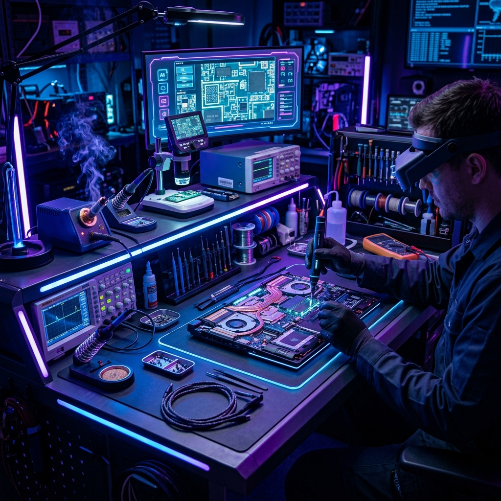 SAS high-tech repair workstation